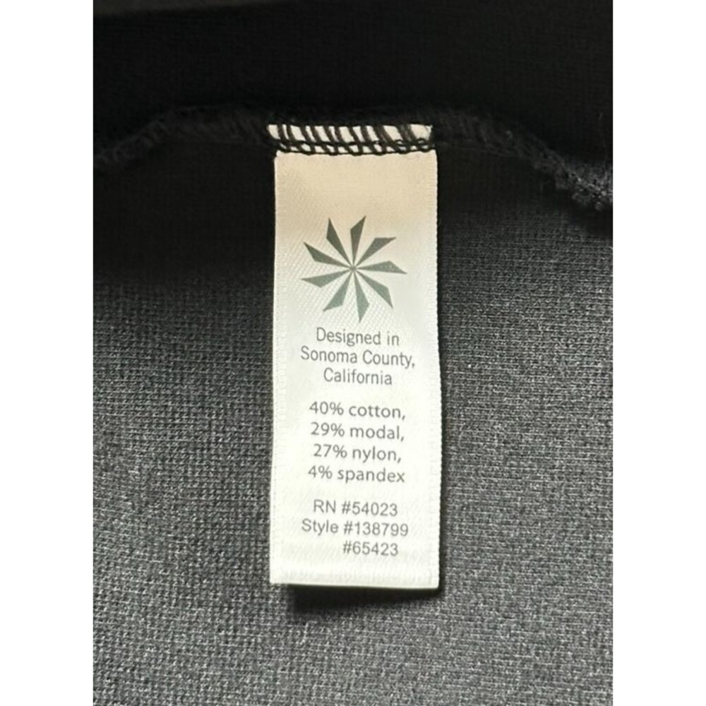 Athleta Illusion Mini Dress Size Large Black Gray Career Athleisure Stretch - Picture 8 of 10